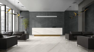 Lapidura Lasa White 12Mm Porselen Tezgah (1)